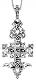 Sterling Silver Celtic Cross Pendant, 2 3/8 in. (60mm) tall