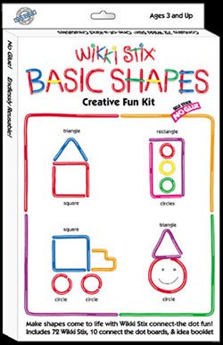 Childrens Toyshop  Toys : Wikki Stix Basic Shapes Set