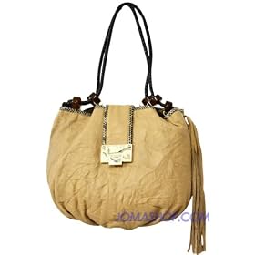 Jimmy Choo Nude Leather Large Robin Handbag ROBIN-LNU