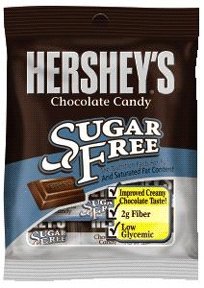 Hersheys Sugar Free Chocolate Candy - 3.3 Oz Pack, 12 Packs by Sugar-Free Candy