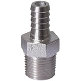 1/2" MPT x 3/8" Barb - Stainless by Midwest Homebrewing and Winemaking Supplies