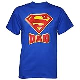 IMAGE OF Superman Logo Dad's Super Father's Day Men's T-Shirt, Large