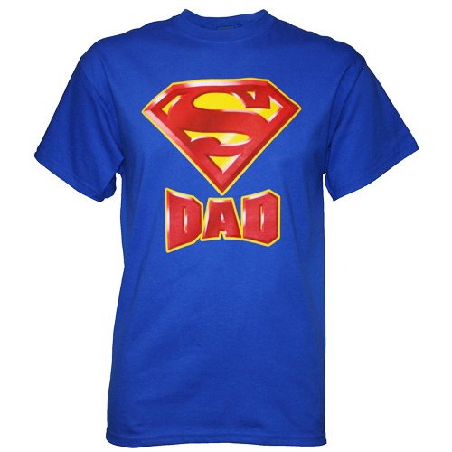  DC COMICS SUPERMAN -- SUPER DAD -- LICENSED MENS S/S TEE