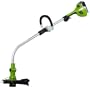 Greenworks 21602 20-Volt Lithium Ion 12-Inch Cordless Electric String Trimmer/Edger with 6 Amp/Hour Extended Run-Time Lithium Ion Battery & Charger