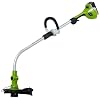 Greenworks 21602 20-Volt Lithium Ion 12-Inch Cordless Electric String Trimmer/Edger with 6 Amp/Hour Extended Run-Time Lithium Ion Battery & Charger