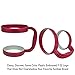 F-32 Handle - 19 COLORS - 20oz Size - Compatible with 20 Oz YETI Tumbler Travel Mug (20OZ, DIVINE WINE)