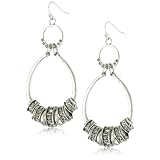 faux pearl and diamond earrings Jessica Simpson Med