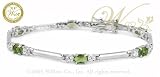 WILLOW XPRESS: *MICHELLE OLIVINE CZ BRACELET*