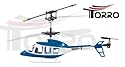 3-Kanal Infrarot HELIKOPTER TORROCOPTER Kabine HUBSCHRAUBER - BLAU -