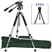 Ravelli AVT Professional 67" Video Camera Tripod with Fluid Drag Head