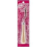 Susan Bates Bent Latch Hook with Wood Handle, 6.25-Inch