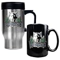 NIB Minnesota Timberwolves NBA Steel Coffee Travel Mugs