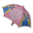 Disney Princess Girl's Pink Umbrella with 3D Handle