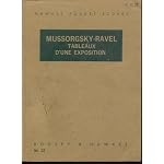 M.P. Mussorgsky Tableaux D'une Exposition Pictures From an Exposition Cuadros De Una Exposicion Orchestrated by Maurice Ravel (Hawkes Pocket Scores) book cover