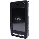 がうがう！ NTTドコモ L852i PRADA Phone by LG 専用 「シリコンケース ブラック」 「液晶保護シート」 セット DL851SA-Bの画像