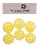 TOP ball (The Outdoor Pickleball) -6 count yellow