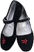 Love And Kindness Embroidered Velvet Mary Jane Chinese Shoes
