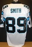 Steve Smith Autographed/Hand Signed Carolina Panthers EQT White Jersey ~ Steve Smith Authenticity