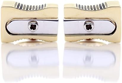 Paul Smith Accessories Pencil Sharpener Cufflinks Gold &amp; Silver One Size