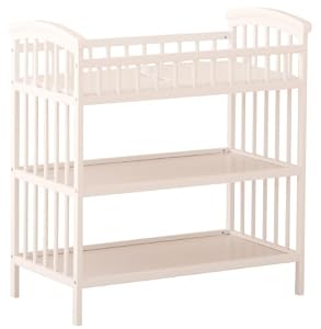 Stork Craft Hollie Changing Table, White