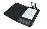 GreatShield Premium Quality Kindle 3G Lighted Leather Case Cover with Built-in Light - Black