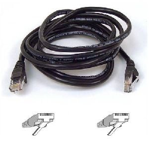 50FT CAT6 Black Patch Cable Snagless RJ45M/RJ45M