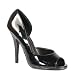 5 Inch Womens Dress Shoes Classic Pump Shoes With Instep Cutout At Inner Sid Black Pa...