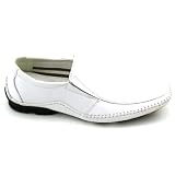 Steve Madden P-Razor Loafers Shoes White Mens