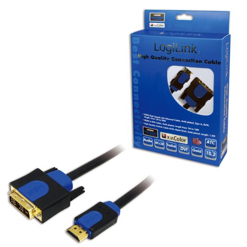 LogiLink CHB3105 Kabel HDMI zu DVI, DVI zu HDMI 5m Preisvergleich