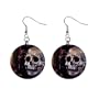 Skull Goth Earrings Limited Edition Art Jewelry