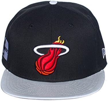 New Era Miami Heat 3M Nba Strapback Cap Black 0