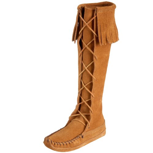 Minnetonka Women's Front Lace Knee Hi Boot
