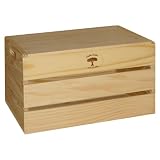 Wooden Crate with Lid