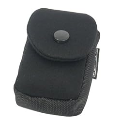 HDE &reg; Neoprene Magnetic Button Closure Camera Case - Black