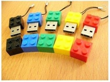 KOOEOY High Quality Lego Style 4GB USB Flash Memory Drive (Green)
