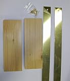Mailbox Brass Straps for a #1-1/2 Rural Mailbox [CAPITOL CITY LUMBER]