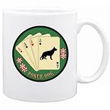 New  German Shepherd / Poker Dog !  Mug Dog