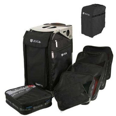 Zuca Pro Travel Set w/ matching cover - Black Sport Insert Bag -Choose your frame color!