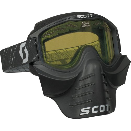 Scott 83X Safari Facemask Adult Snow Snowmobile Goggles Eyewear Black