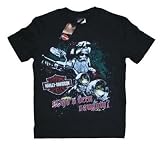 Harley-Davidson® Mens Holiday Short Sleeve Shirt-LIMITED EDITION. Holiday Graphics. House of Harley-Davidson Graphic on Back. 5503-16T
