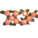 Kurt Adler UL1414P Pink Rose Light Set, 10 Light