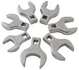 Sunex 9720 7 Piece 1/2-Inch Drive Fractional Jumbo Straight Crowfoot Wrench Set