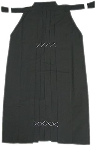 Daycent Japanese Kendo Laido Aikido Hapkido Hakama Martial Arts Uniform Kimono (L, Black)