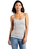 Three Dots Women's Sheer Mel Rib Cami With Shelf Bra