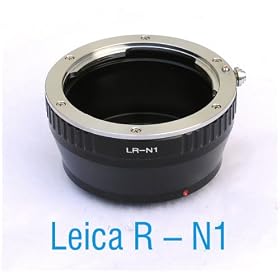 EzFoto Leica R Lens to Nikon 1 Camera Adapter, for Nikon 1 J1 V1 camera