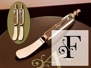 Monogram Glass Spreaders -F