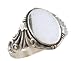 Jewelry : Victorian Style Sterling Silver Signet Ring