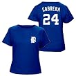 Miguel Cabrera Detroit Tigers Women's Authentic Font T-Shirt by Majestic