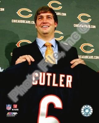 Jay Cutler Chicago Bears Press Conference 8x10 Photo