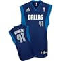 Adidas Dallas Mavericks Dirk Nowitzki Replica Road Jersey Small